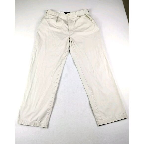 Polo Ralph Lauren Chino Pants Men's 36 Tan Pleated Corpcore Career Professional‎ - Picture 1 of 12